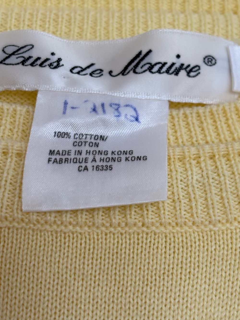 Women’s Short-Sleeve Crewneck Top - Pale Yellow - Picture 2 of 6